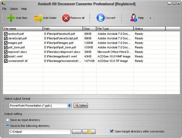 Aostsoft All Document Converter Professional